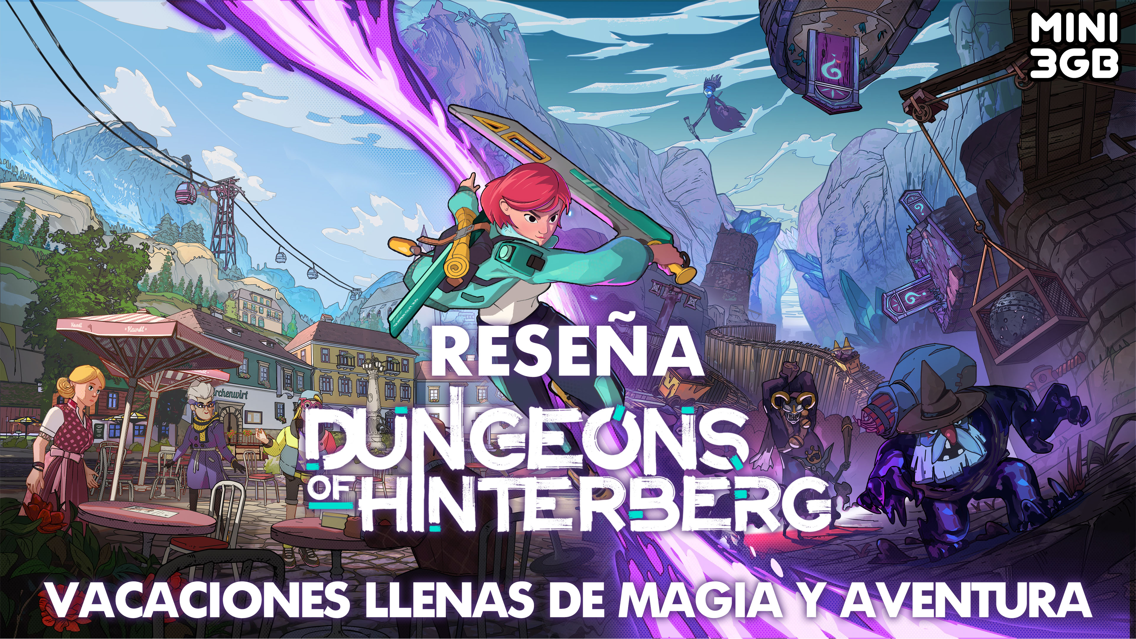 Mini Reseña Dungeons of Hintenberg – Escapando a la Aventura